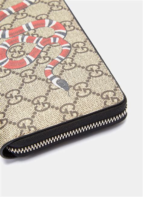 gucci snake print|gucci snake wallet price.